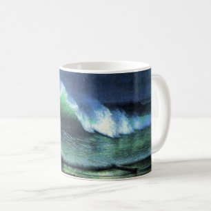 Taza De Café Bierstadt - Mar Esmeralda, pintura de arte fino,