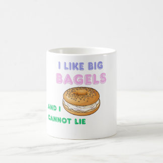 Taza De Café Big Bagels Funny Breakfast Shirt