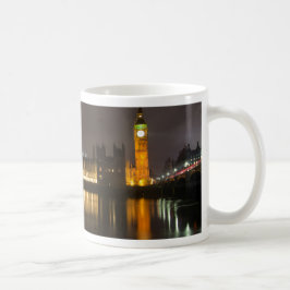 Taza De Café Big ben en la noche