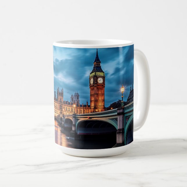 Taza De Café Big Ben, Londres. (Anverso derecho)
