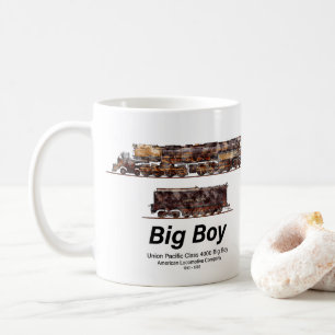 Taza De Café Big Boy Vintage Steam Train American Locomotive