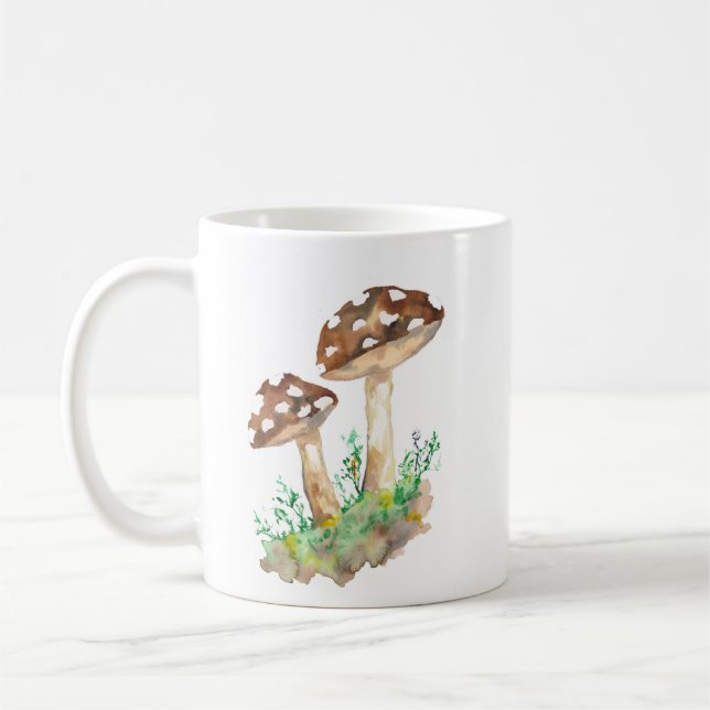 Taza De Café Big Brown Mushrooms (Izquierda)
