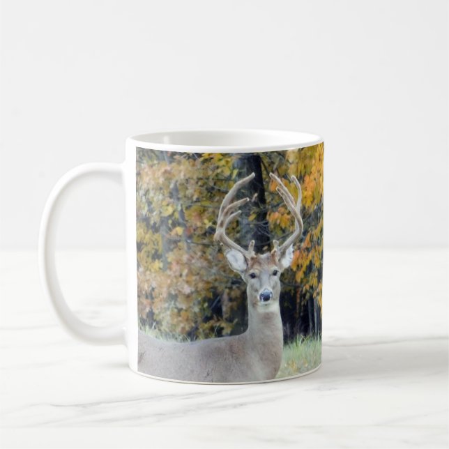 Taza De Café Big Buck Antlers Mug (Izquierda)