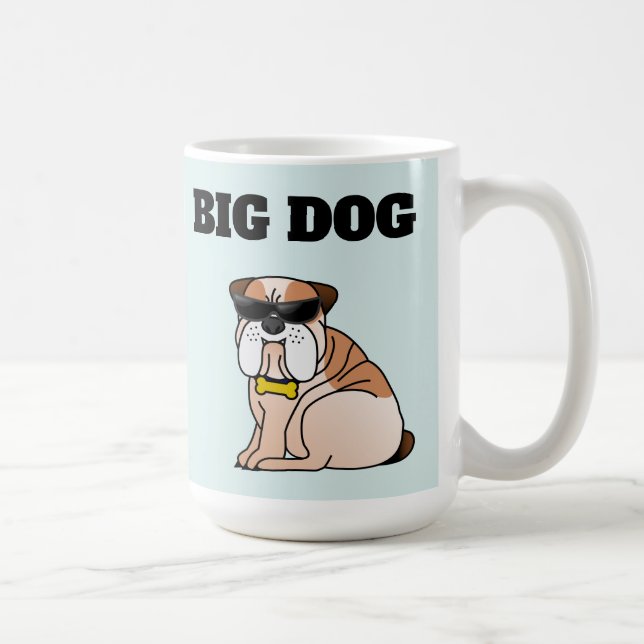 Taza De Café BIG DOG DOG  funny COFFEE MUG (Derecha)