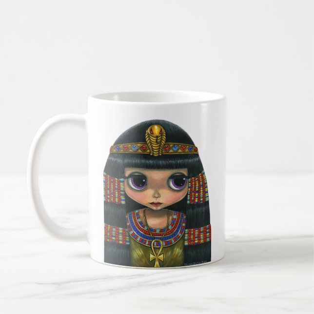 Taza De Café Big Eye Cleopatra Chica Doll Cute (Izquierda)