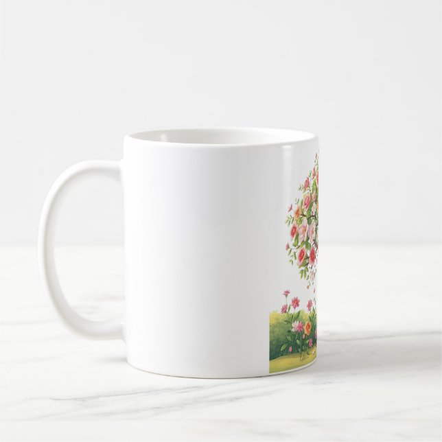 Taza De Café Big Flowers Tree Classic Mug (Izquierda)