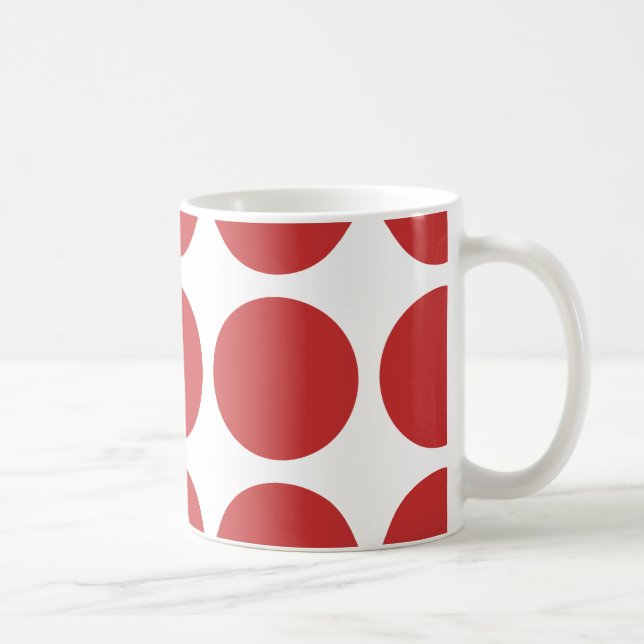 Taza De Café Big Polka Dots Mug (Derecha)