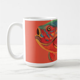 Taza De Café Big Red Fish Mug