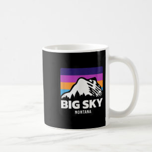 Taza De Café Big Sky Montana Ski Snowboard Familia Ski-s