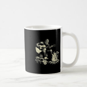 Taza De Café Bigfoot acampando Smore Rock Bigfoot tocando guita