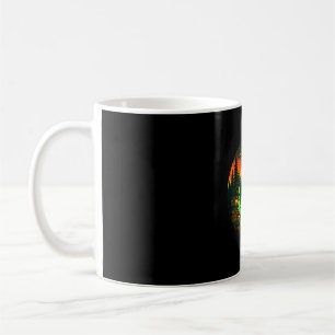 Taza De Café Bigfoot alien divertido acampando retro ovni fogat