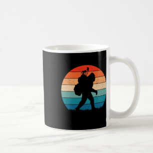 Taza De Café Bigfoot divertido jugando golf vintage retro Sasqu