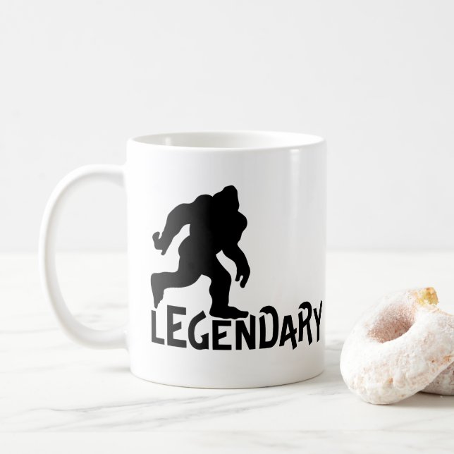 Taza De Café Bigfoot Legendary (Con donut)