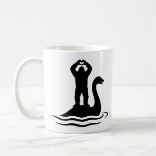 Taza De Café Bigfoot Monstruo del Lago Ness