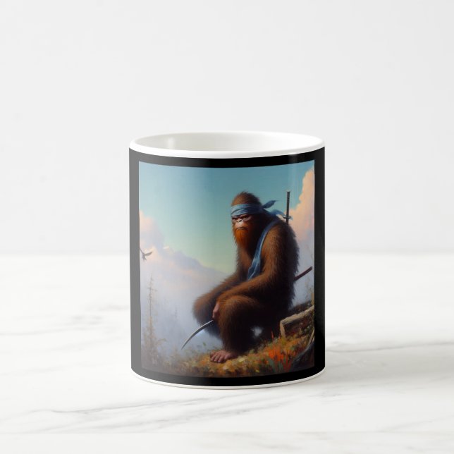 Taza De Café Bigfoot Ninja (Centro)