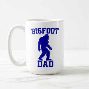 Taza De Café Bigfoot Papá - Bigfoot Divertido