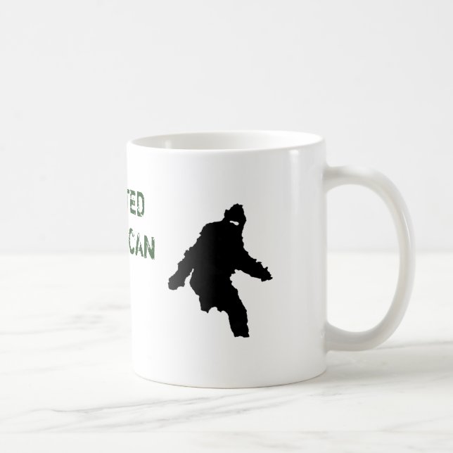 TAZA DE CAFÉ BIGFOOT, PRIMATE NORTEAMERICANO INDOCUMENTADO (Derecha)