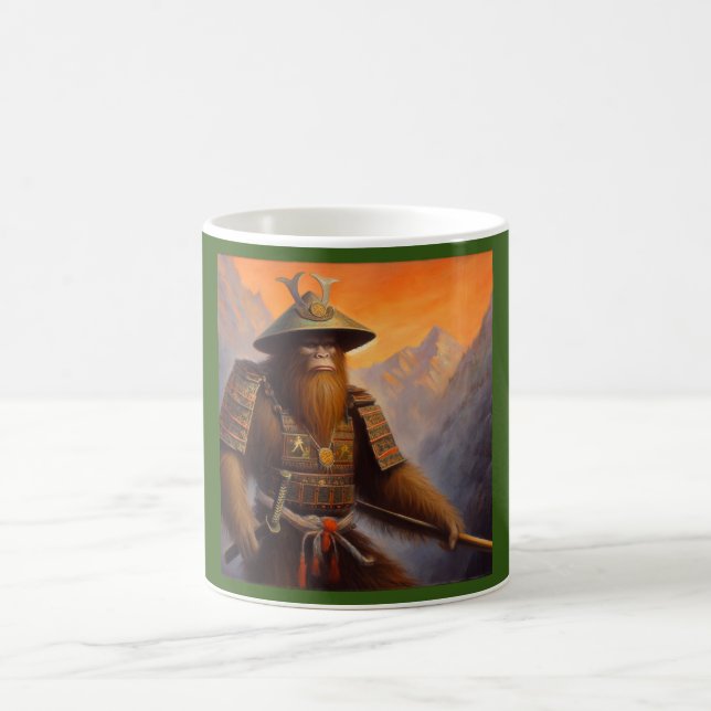 Taza De Café Bigfoot Samurai (Centro)