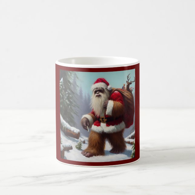 Taza De Café Bigfoot Santa Claus (Centro)