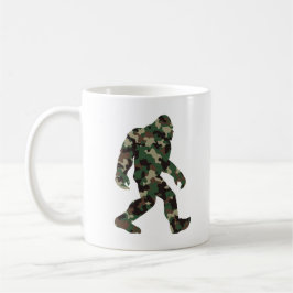 Taza De Café Bigfoot Sasquatch Camo