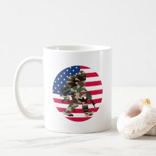 Taza De Café Bigfoot Sasquatch Camuflaje