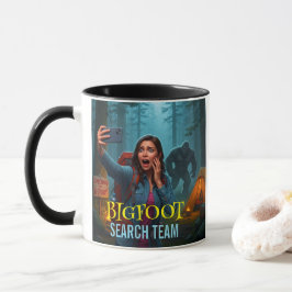 Taza De Café Bigfoot Sasquatch En Los Bosques
