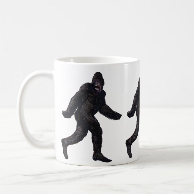 Taza De Café Bigfoot Sasquatch Yetti (Izquierda)