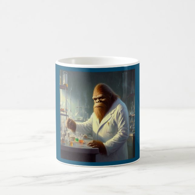 Taza De Café Bigfoot Scientist (Centro)