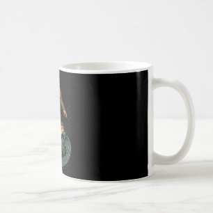 Taza De Café Bigfoot Surfista Arte Retro de Playa Criptid para