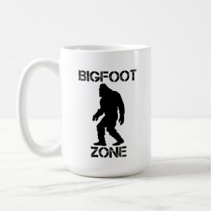 Taza De Café Bigfoot Zone Funny Bigfoot