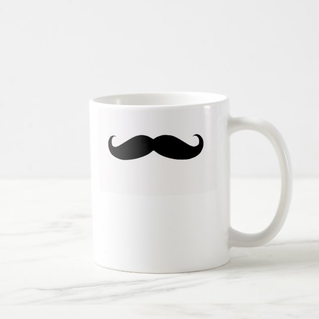 Taza De Café bigote divertido (Derecha)