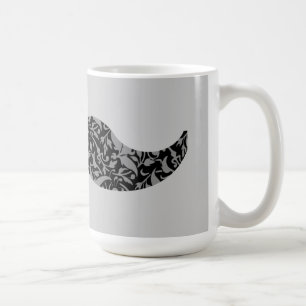 Taza De Café bigote lindo del damasco