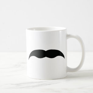Taza De Café bigote negro