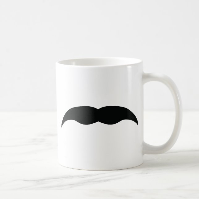 Taza De Café bigote negro (Derecha)