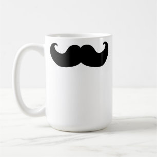Taza De Café Bigote negro