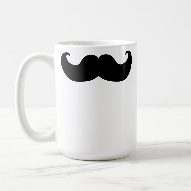Taza De Café Bigote negro (Izquierda)