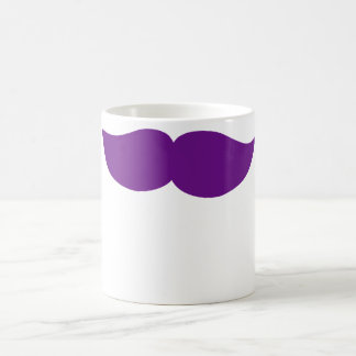 Taza De Café Bigote púrpura