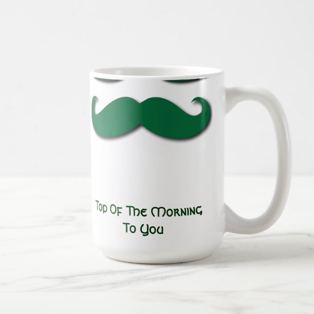 Taza De Café Bigote verde (Derecha)