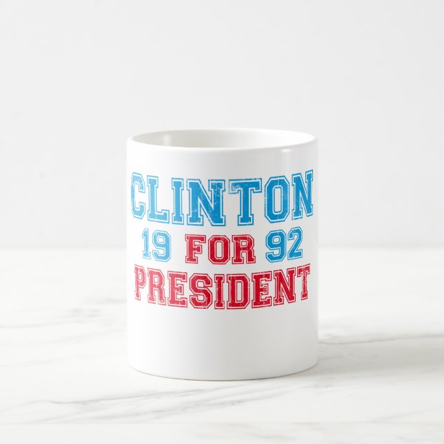 Taza De Café Bill Clinton 1992 (Centro)