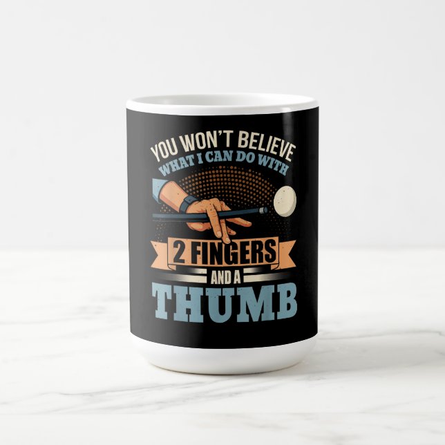 Taza De Café Billar Divertido de Piscina (Centro)