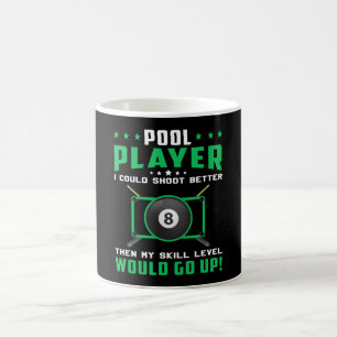 Taza De Café Billar Snooker Billiard 8 Ball Billiards Divertido