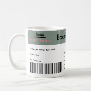 Taza De Café Billete de Invitación de Embarazo para Viajeros de