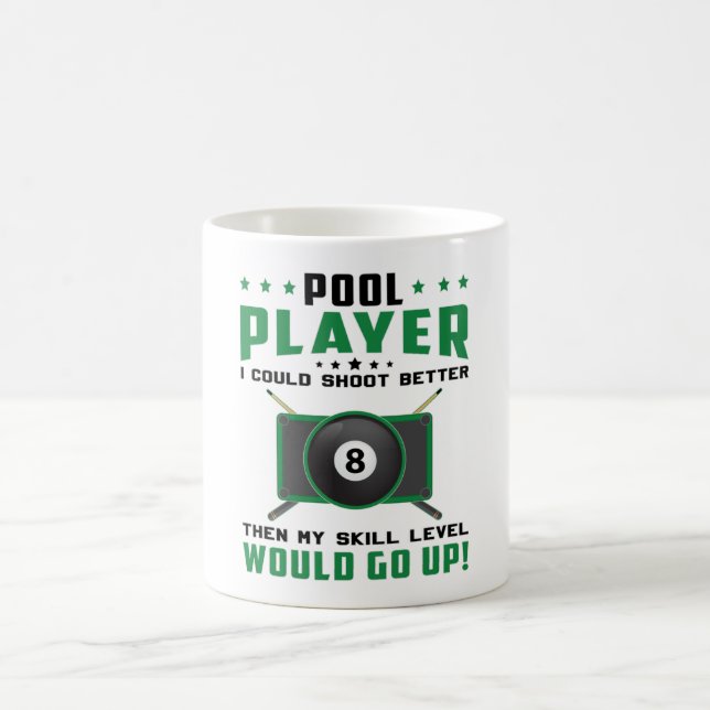 Taza De Café Billiard 8 Ball Billiards Gift Idea (Centro)