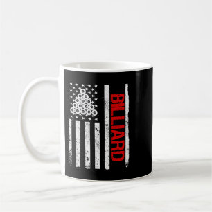 Taza De Café Billiard American Bandera de Estados Unidos Jugado