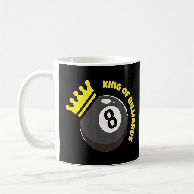 Taza De Café Billiard Snooker I King Of Billiards (Izquierda)