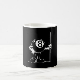 Taza De Café Billiards Cue Sports Personalizado vintage de 8 bo