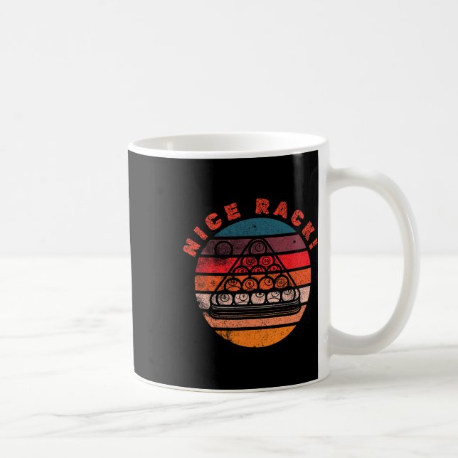 Taza De Café Billiards Nice Rack Jugadores Funny Billiard Vinta (Derecha)