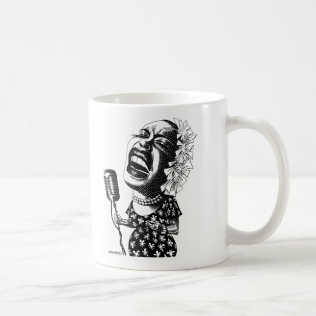 Taza De Café Billie Holiday Mug (Derecha)