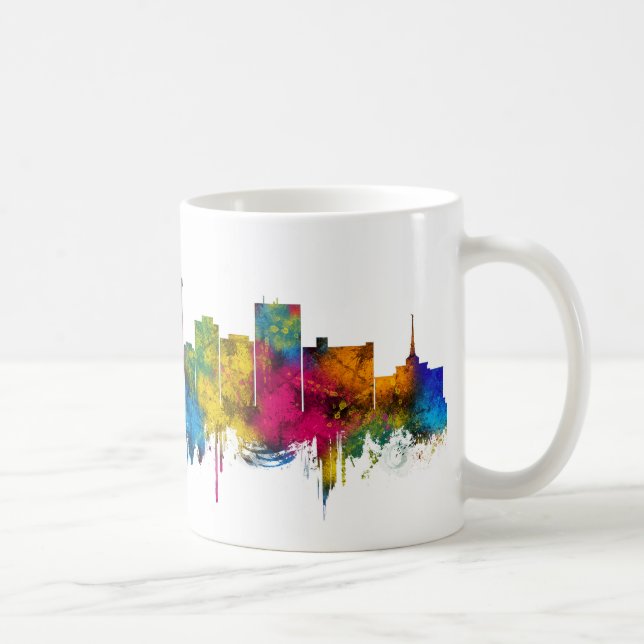 Taza De Café Billings Montana Skyline (Derecha)