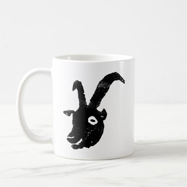 Taza De Café Billy Goat Potato Print Mug (Izquierda)